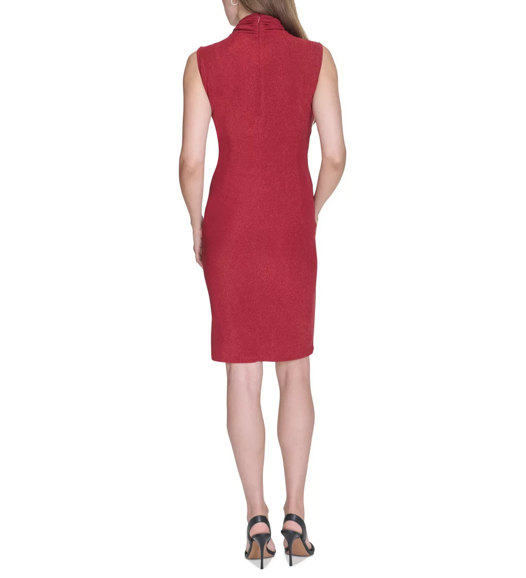 Halston Women's Glittered Sheath Dress MSRP $ 139