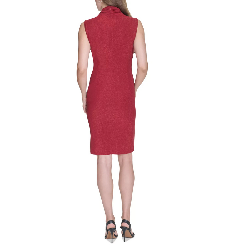 Halston Women's Glittered Sheath Dress MSRP $ 139
