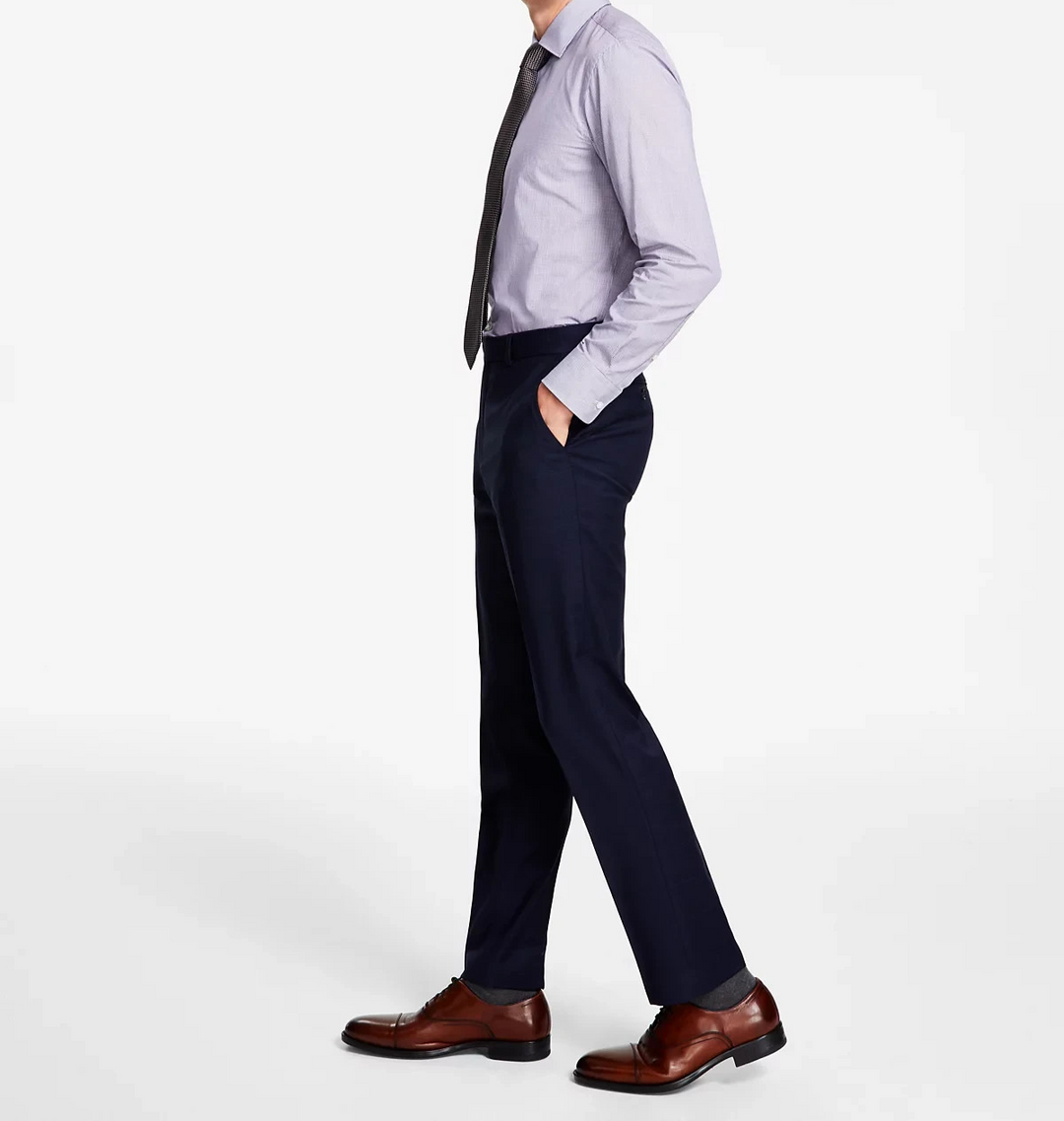 Tommy Hilfiger Men's TH Flex Stretch Plaid Suit Pants MSRP $95