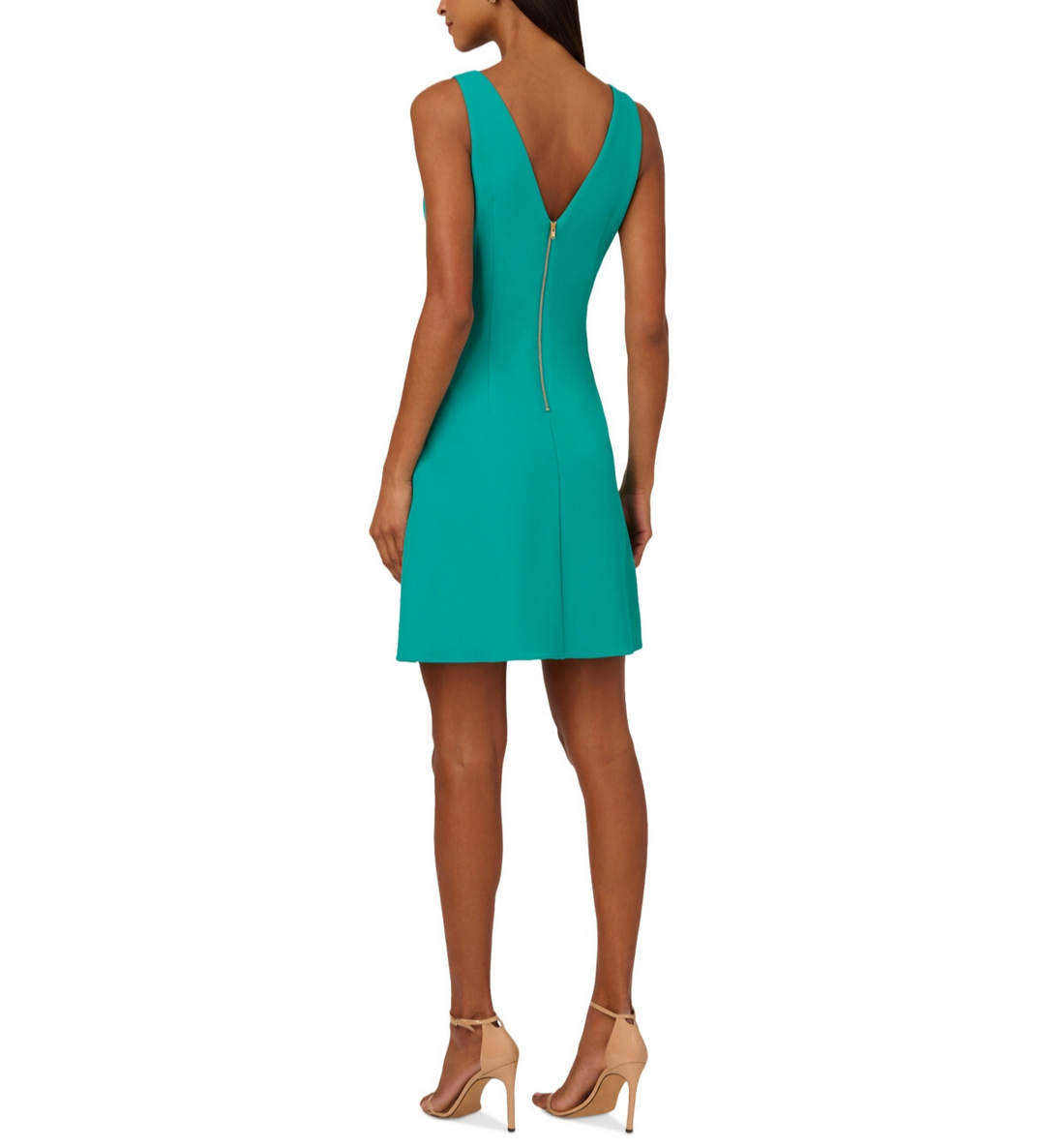 Adrianna by Adrianna Papell Embellished Keyhole Mini Dress MSRP $175