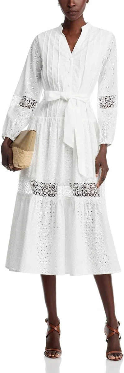 Area Stars Eyelet Border Dress MSRP $195