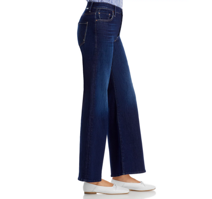 MOTHER The Tomcat Roller High Rise Wide Leg Jeans MSRP $258