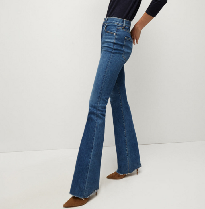 Veronica Beard Cameron High Rise Bootcut Jeans
