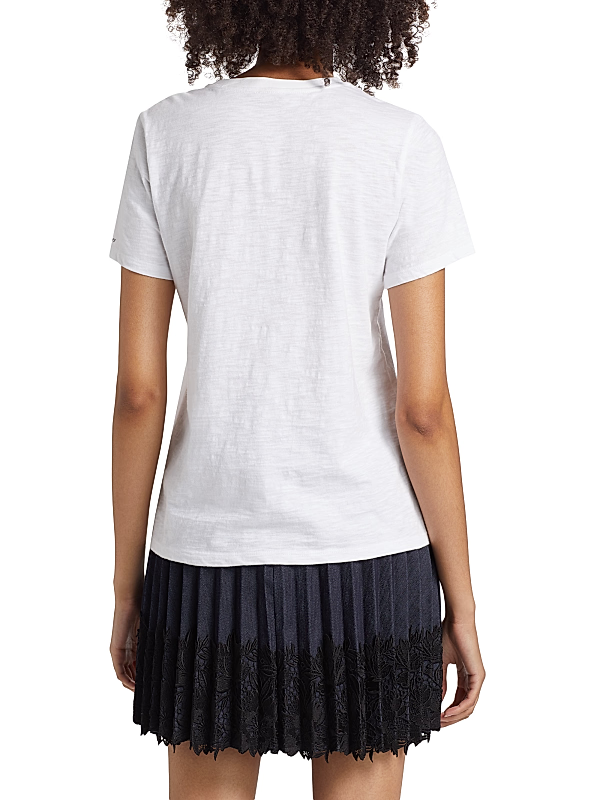 Cinq a Sept Je T'Aime Heart Graphic Tee MSRP $165