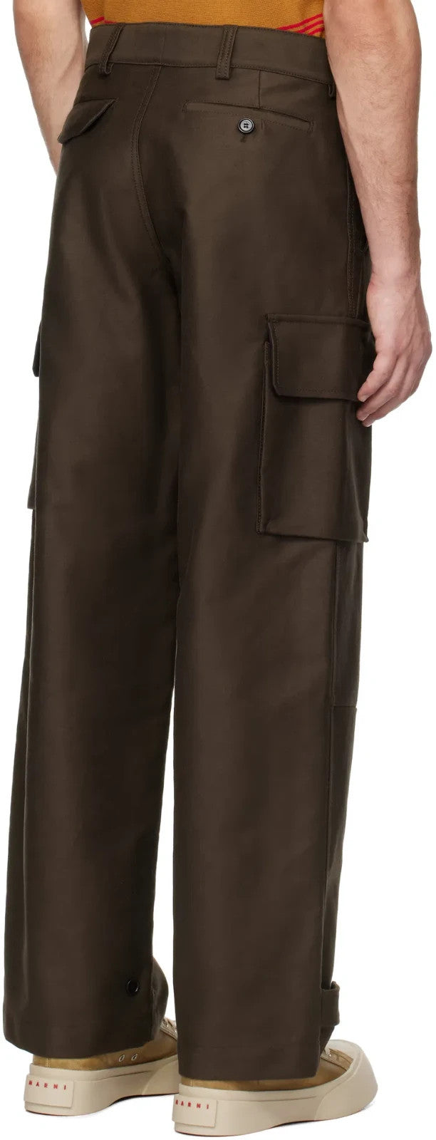 Marni Organic Cotton Cargo Pants $975 Size 52