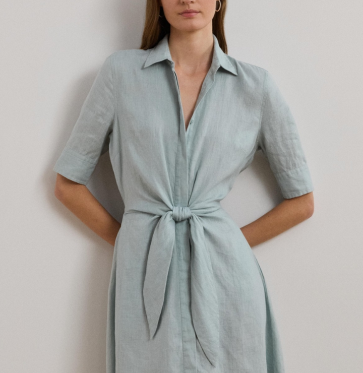 Lauren Ralph Lauren Linen Shirtdress MSRP $185