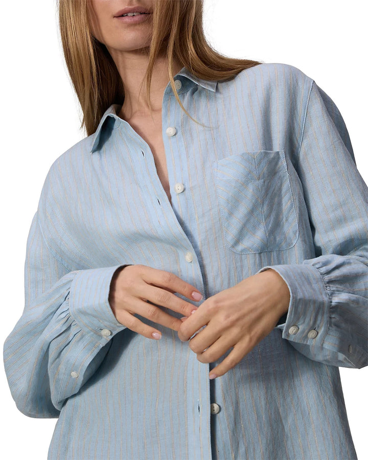 rag & bone Maxine Linen Shirt MSRP $228