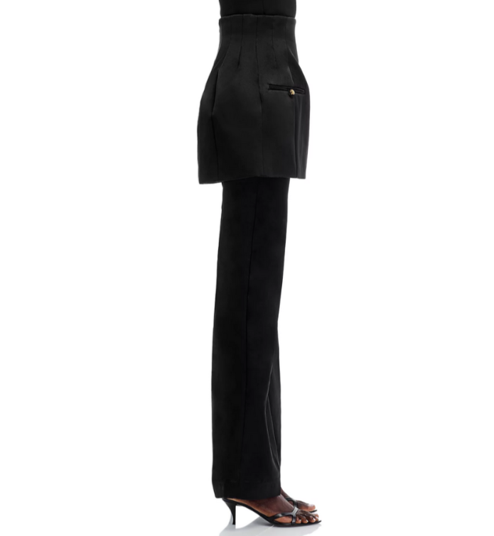 A.W.A.K.E. MODE Layered Skirt Trousers MSRP $1125  # TR 3059