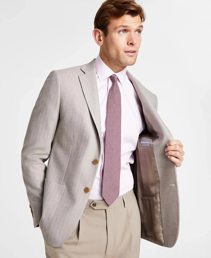 Michael Kors Men's Classic Fit Herringbone Woven Sport Coat MSRP 295 Size 42S