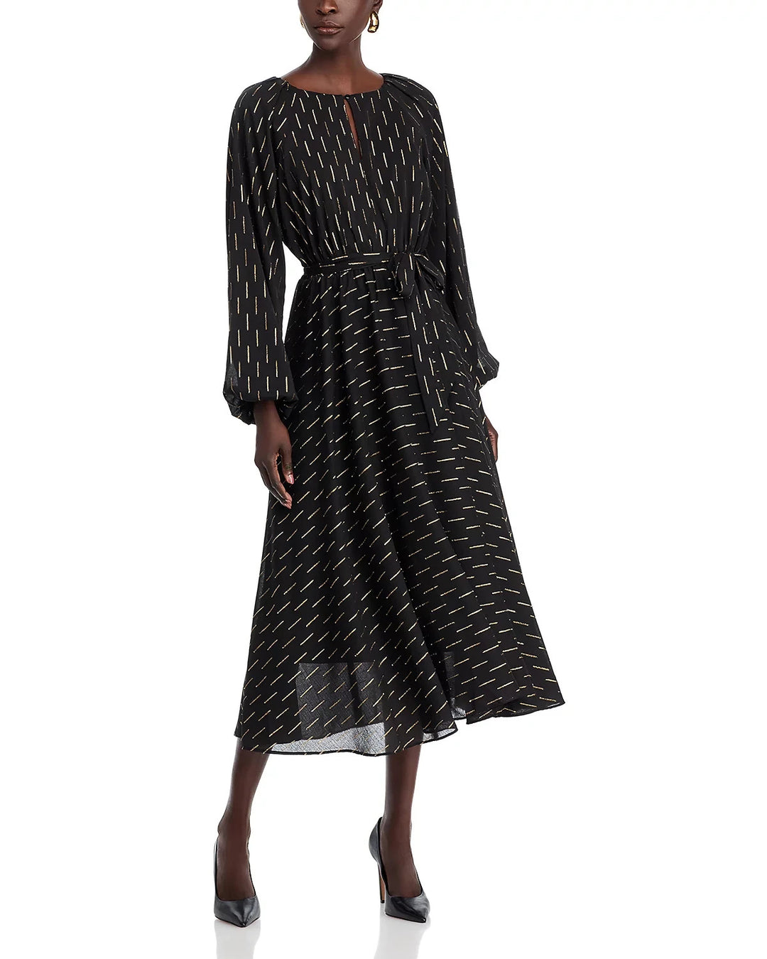 T Tahari Keyhole Fit and Flare Dress MSRP $148