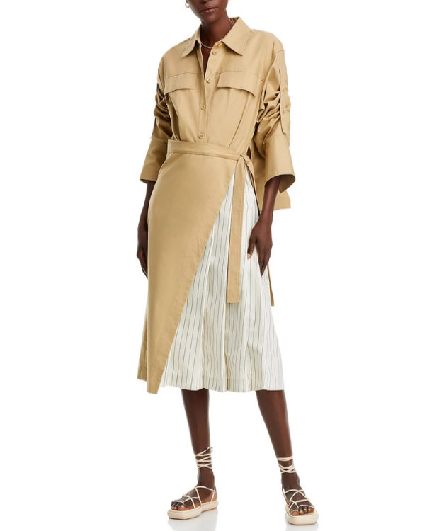 3.1 Phillip Lim Striped Panel Shirtdress MSRP $750