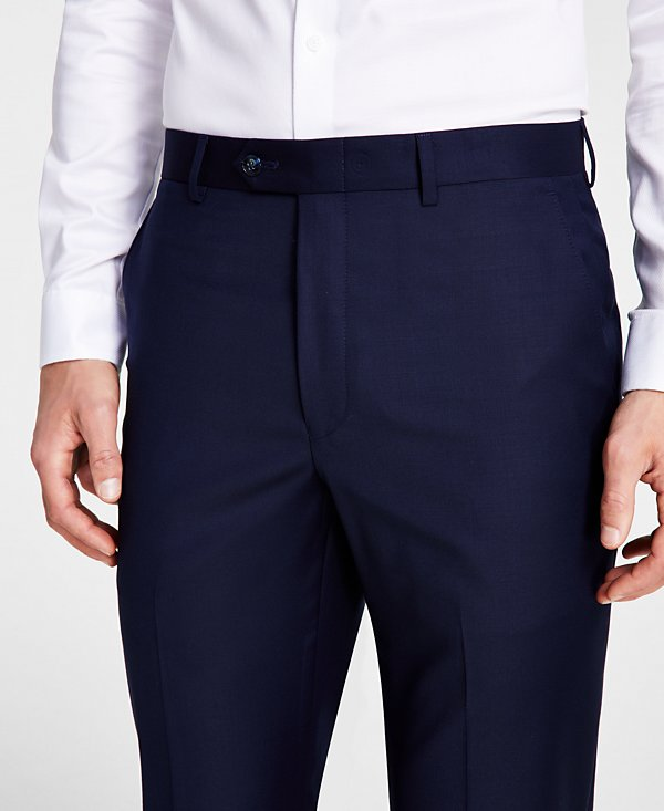 Michael Kors Men's Classic-Fit Wool-Blend Stretch Suit Separates Pant MSRP $200