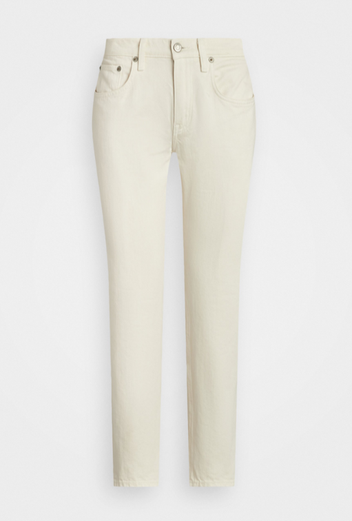 Lauren Ralph Lauren Mid-Rise Tapered Ankle Jeans MSRP $125