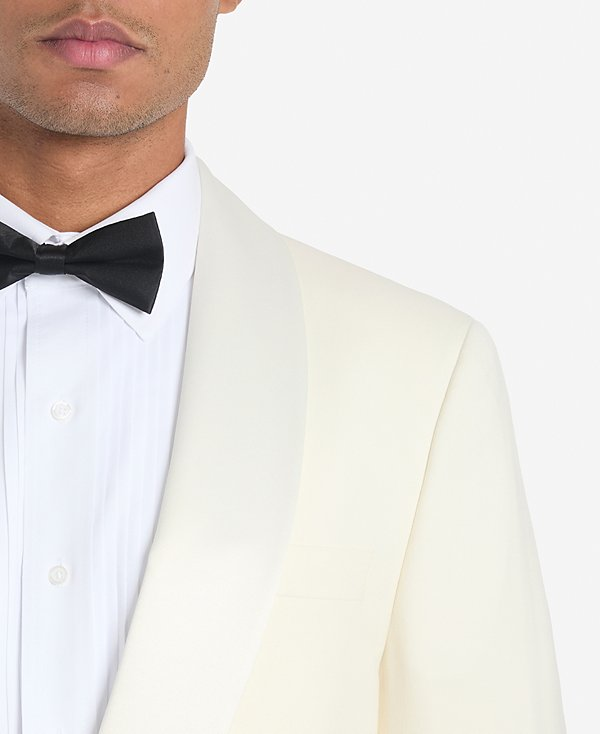 Tommy Hilfiger Men's Solid White Sport Coat MSRP $375