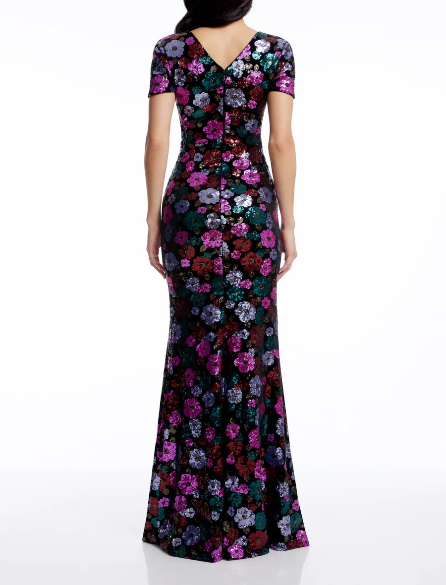 Dress the Population Women's Karla Gown MSRP $420