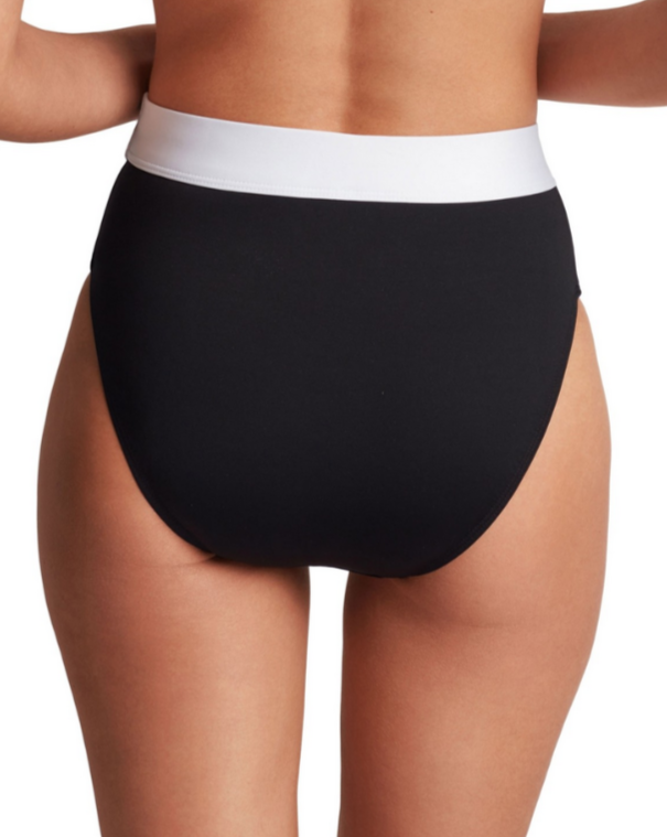 Lauren Ralph Lauren Banded High-Waist Bikini Bottoms MSRP $70