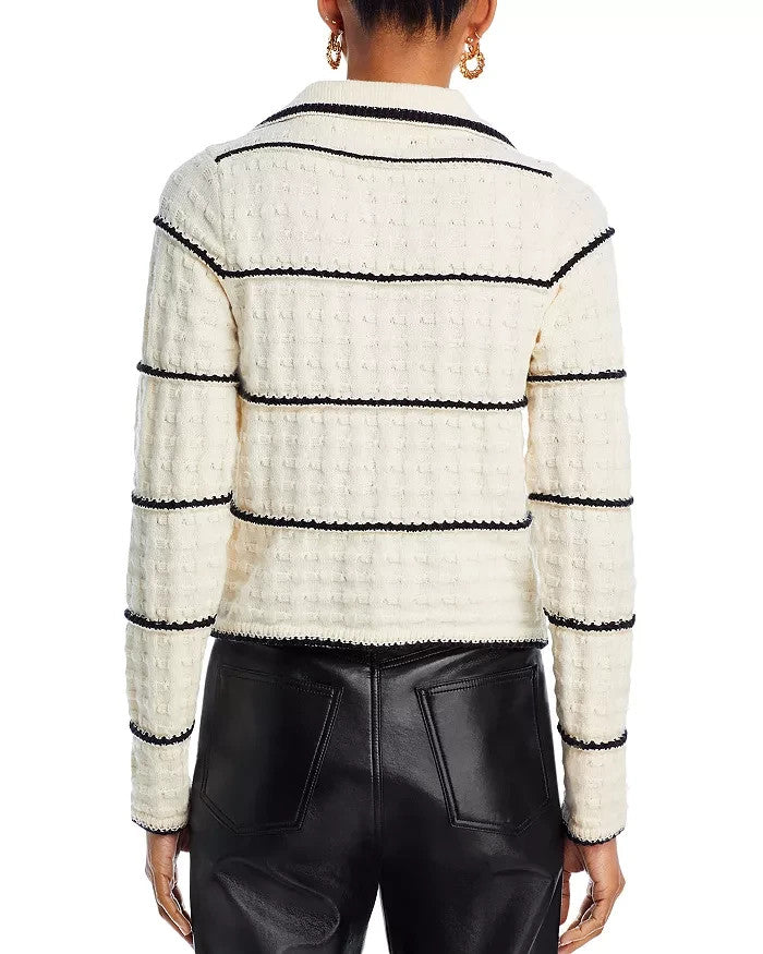 Line & Dot Mariner Crochet Sweater MSRP $104