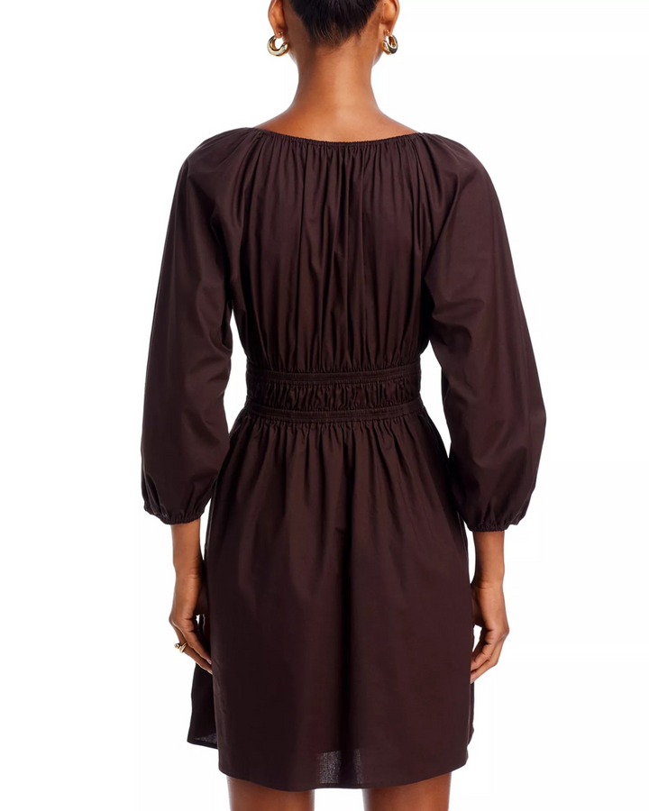WAYF Leighton Poplin Mini Dress MSRP $88