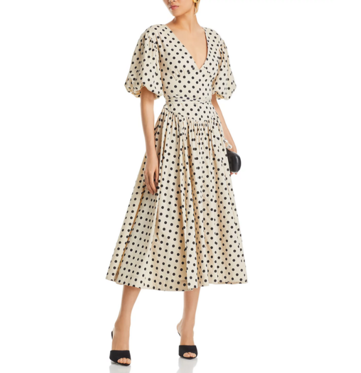 Cinq à Sept Stassie Polka Dot Dress MSRP $425