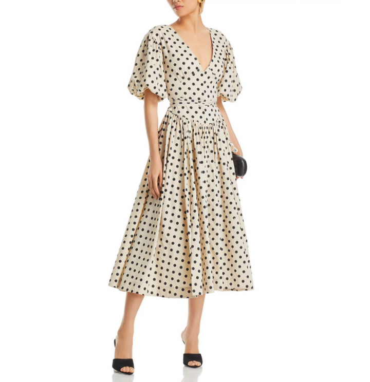 Cinq à Sept Stassie Polka Dot Dress MSRP $425
