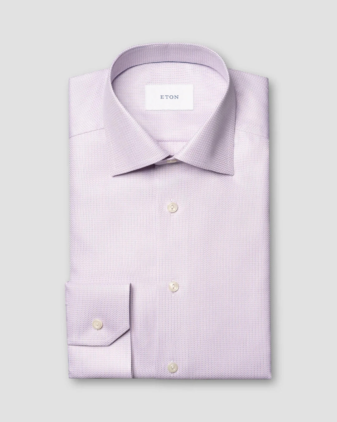 Eton Men's Signature Herringbone Dobby Contemporary-Fit Dress Shirt MSRP $270