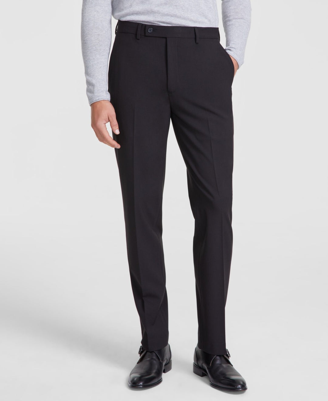 Calvin Klein Slim-Fit Solid Dress Pants MSRP $95