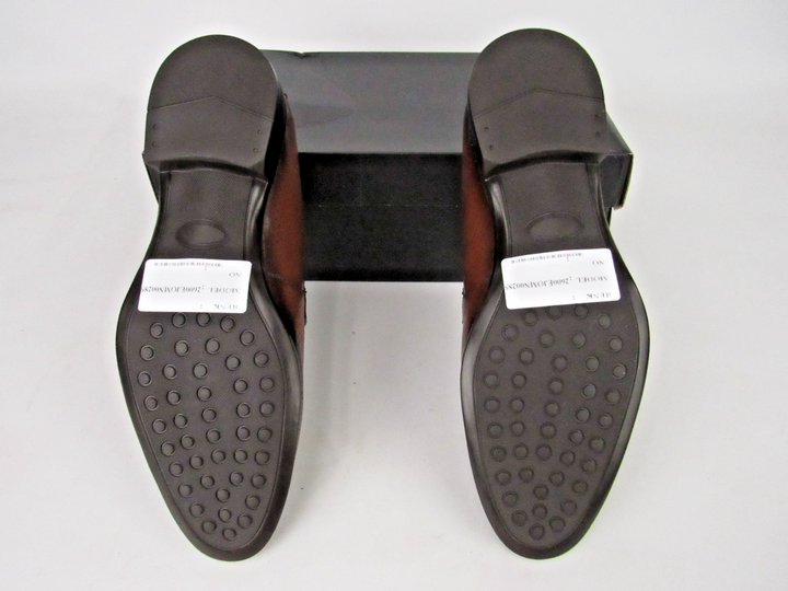 Premium Perforated Calf Leather Men’s Derby Shoes – Handcrafted Size EU 41