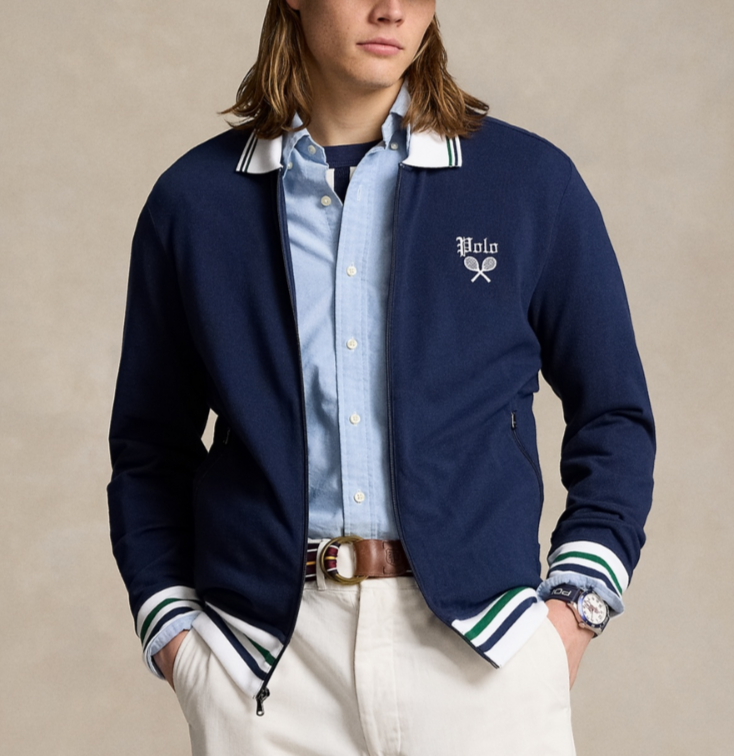 POLO Ralph Lauren Cotton Full-Zip Jacket MSRP $198