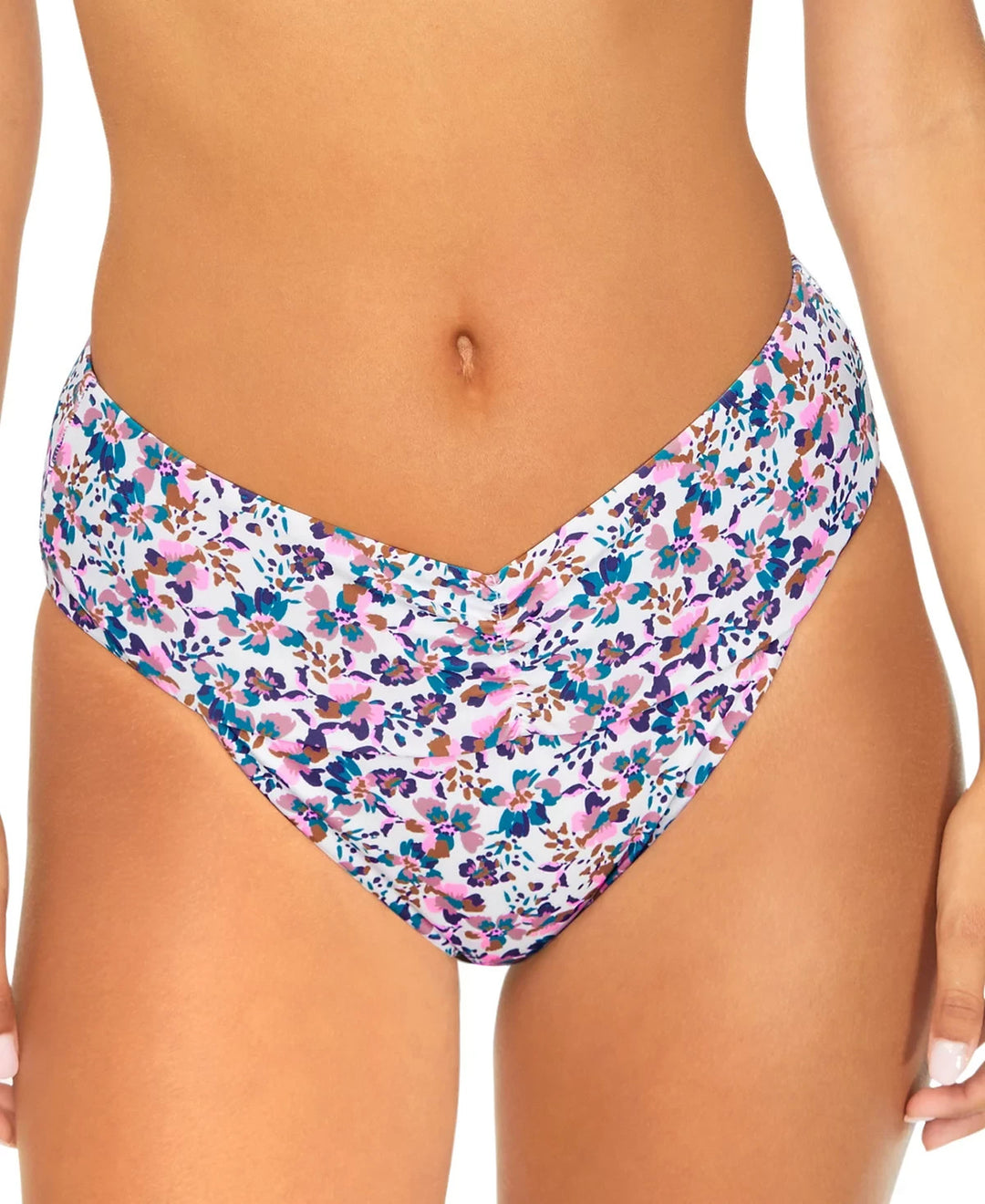Raisins Juniors' Waikiki Floral V-Shaped Bottoms MSRP $40