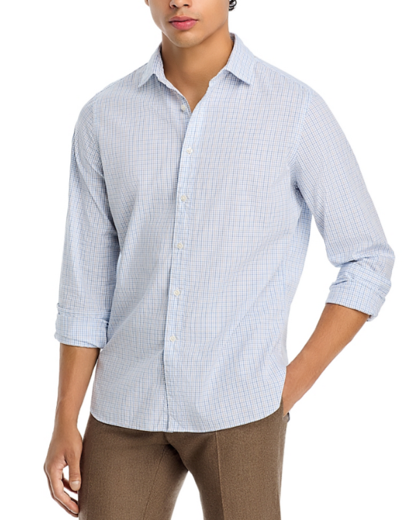 The Men Store Cotton Stretch Slim Fit Button Down Shirt MSRP $98