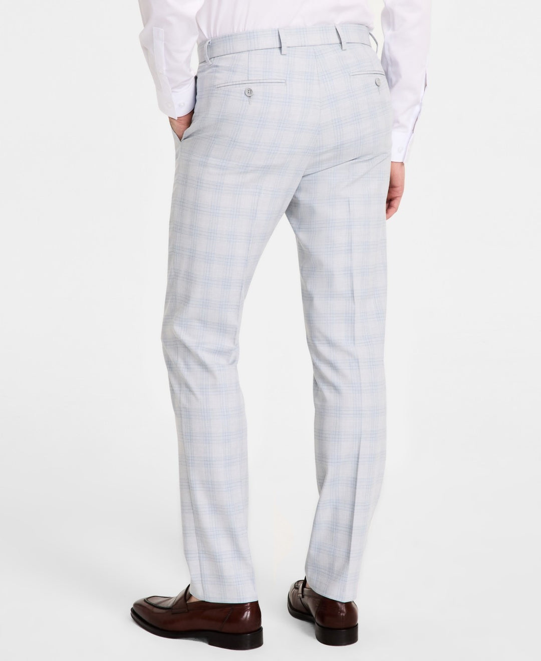 Tommy Hilfiger Modern-Fit Plaid Dress Pants MSRP $95