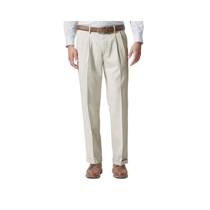Dockers® Relaxed Fit Comfort Stretch Pleated Cuffed Khaki Pants MSRP $58