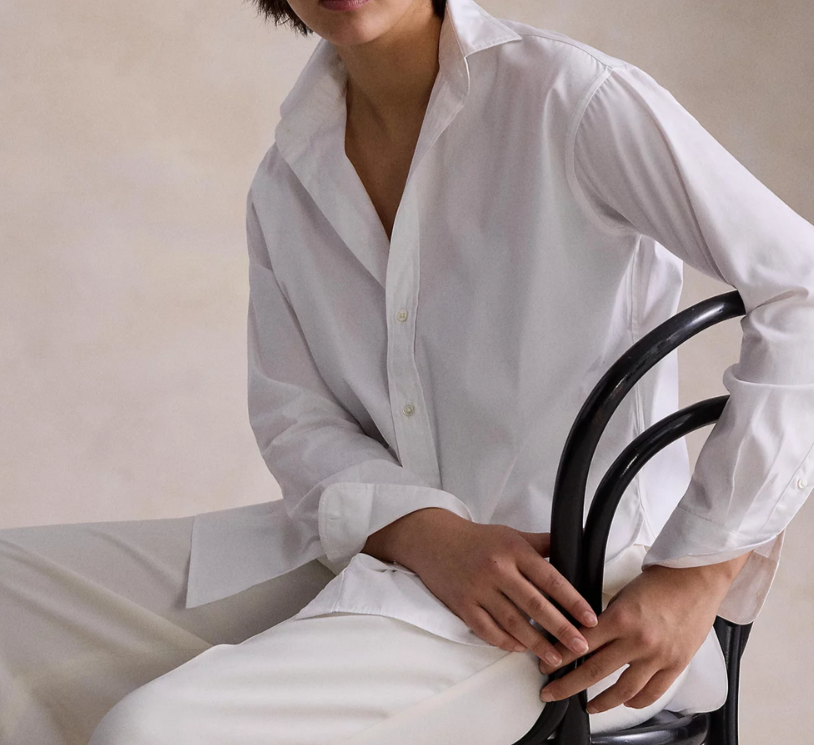 POLO Ralph Lauren Relaxed-Fit Cotton Shirt MSRP $148