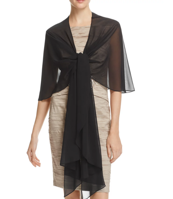 Eliza J Tie-Front Shawl MSRP $49