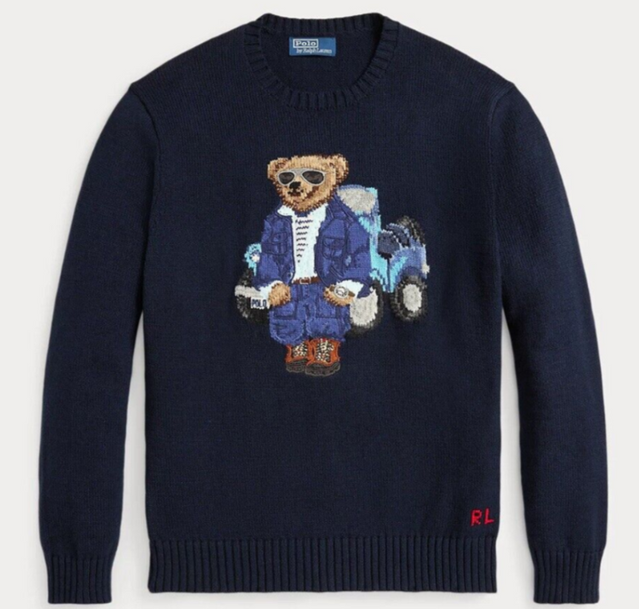 Polo Ralph Lauren Regular Fit Polo Bear Sweater MSRP $398
