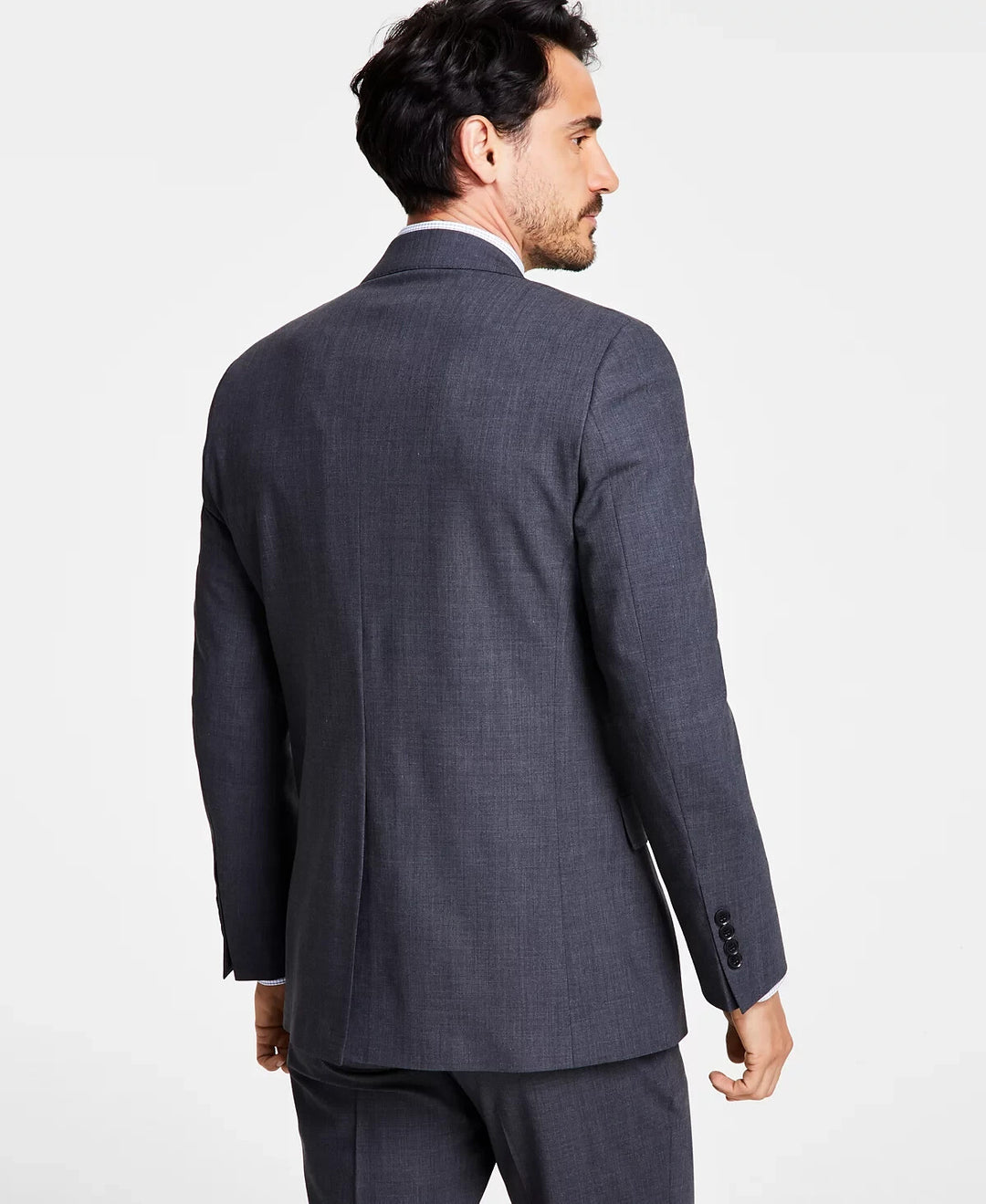 B By Brooks Brothers Men's Classic-Fit Stretch Wool Blend Suit Separates Jacket