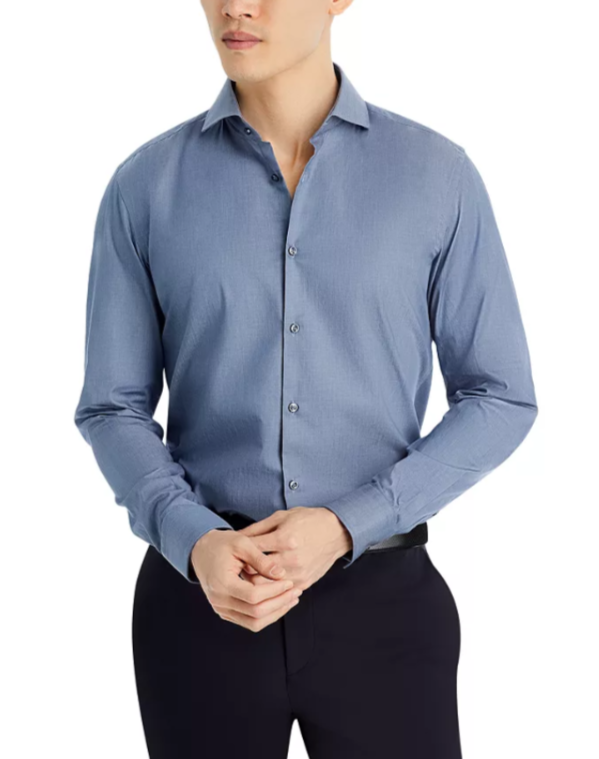 HUGO Kason Cotton Slim Fit Dress Shirt MSRP $118