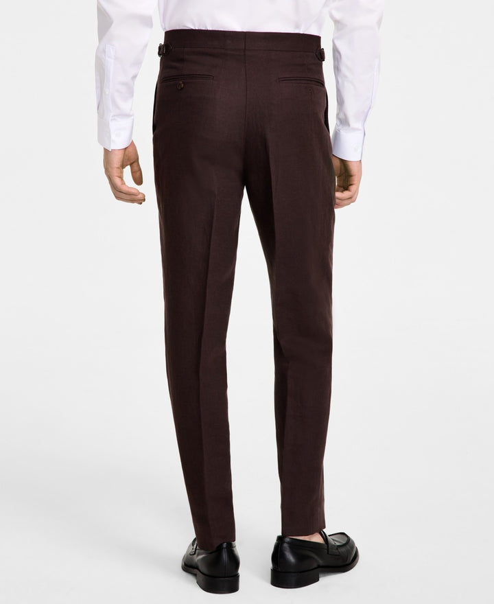 Calvin Klein Men's Slim-Fit Linen-Blend Dress Pants MSRP $190