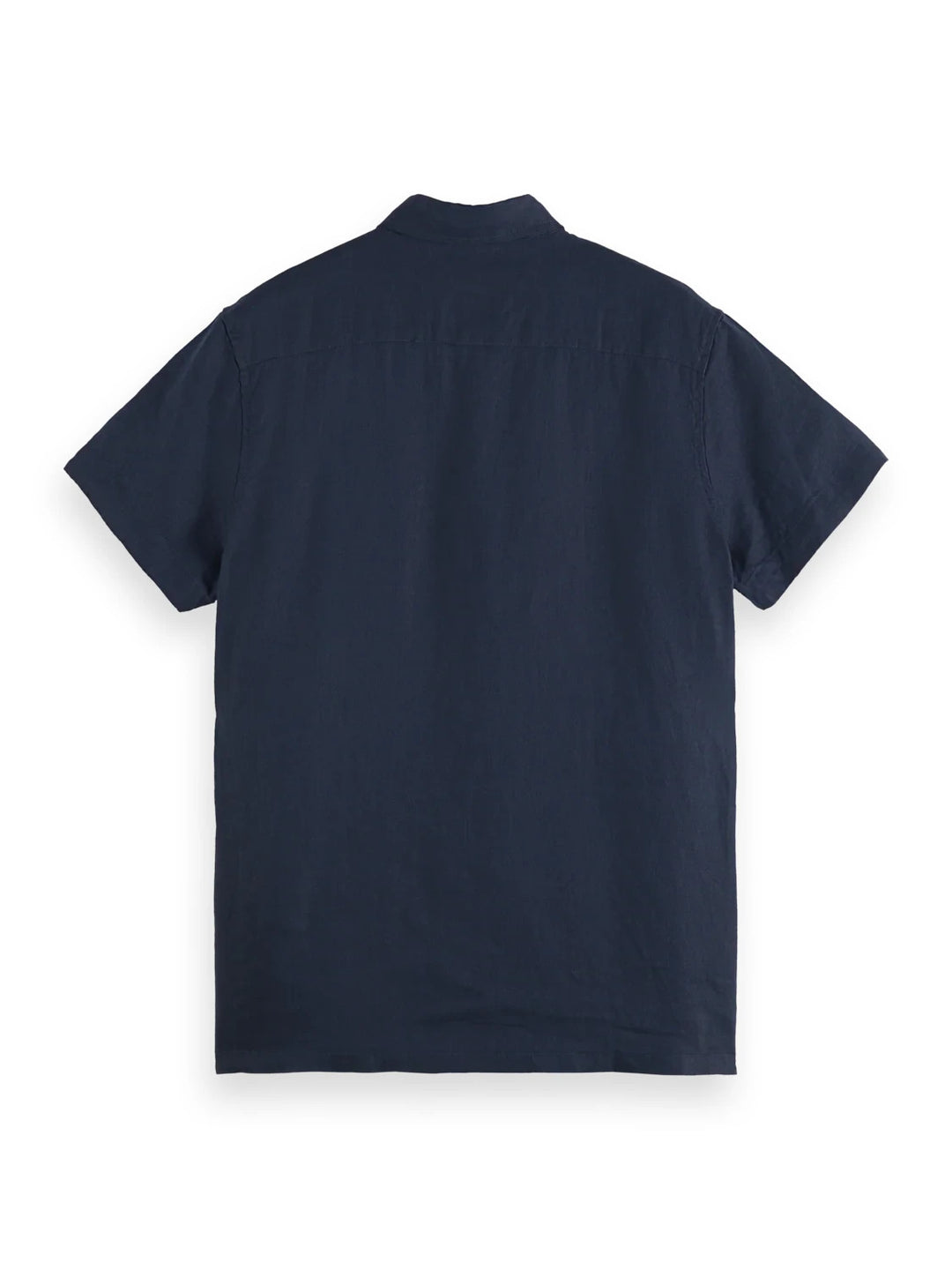 Scotch & Soda Core Regular Fit Short Sleeve Linen Shirt MSRP $118