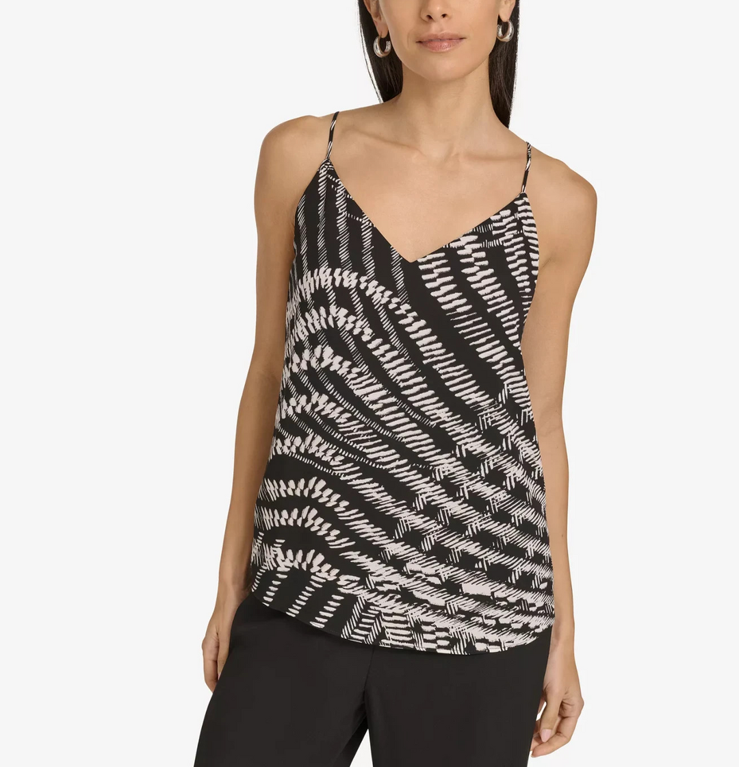 Calvin Klein Women's Printed V-Neck Camisole MSRP $59