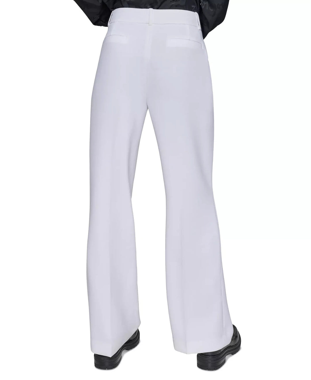 KARL LAGERFELD PARIS Women's Bootcut High-Rise Pants MSRP $109