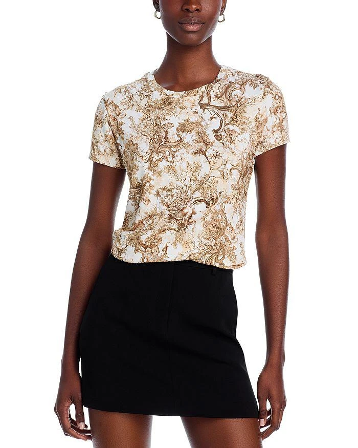 L'Agence Ressi Short Sleeve Crewneck Tee MSRP $115