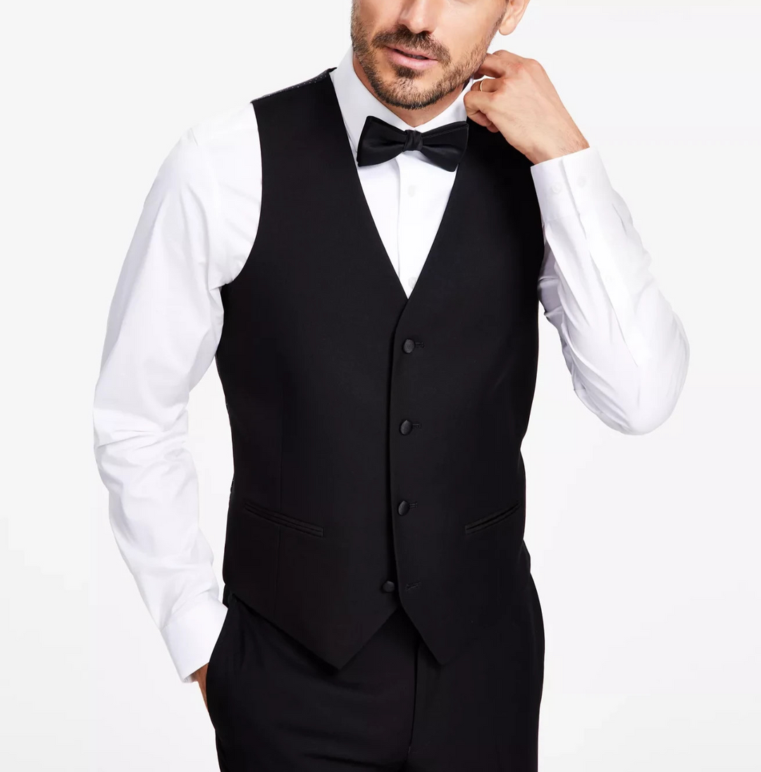 Alfani Slim-Fit Stretch Tuxedo Vest MSRP $115