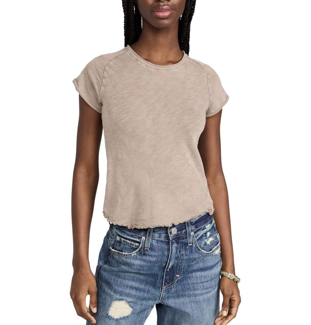 Free People Women's We the Free Be My Baby T-Shirt MSRP $38