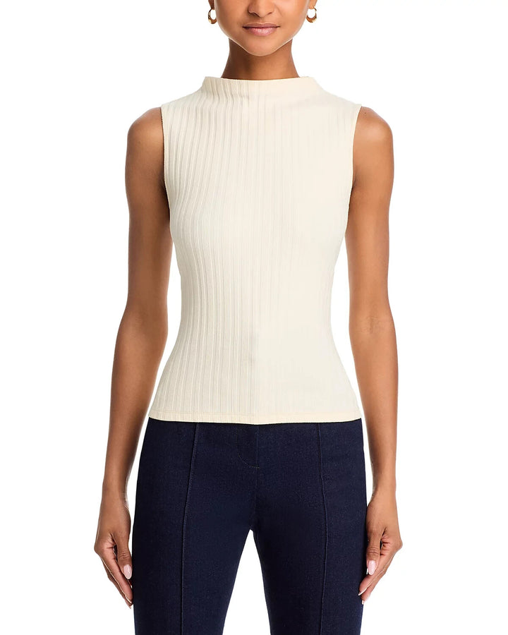 Veronica Beard Alora Ribbed Top MSRP $158