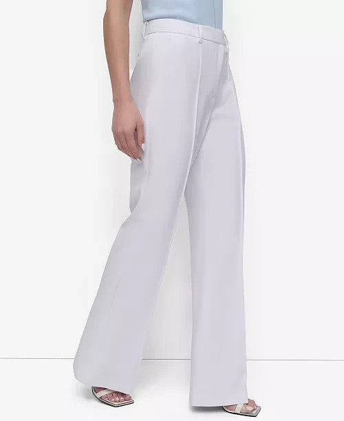 DKNY Mid Rise Flare Leg Pants MSRP $109