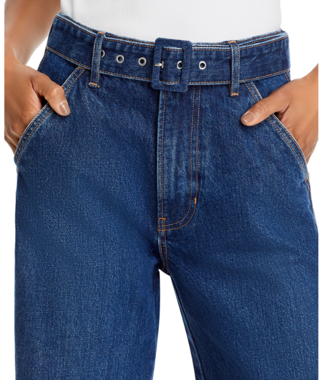 Veronica Beard Taylor High Rise Wide Leg Jeans MSRP $328