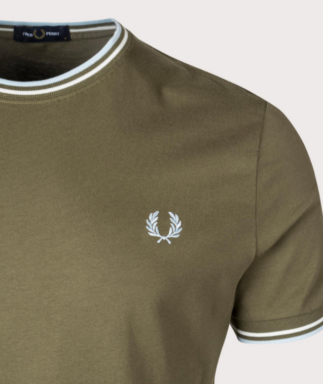 Fred Perry Twin Tipped Short Sleeve Tee MSRP $70