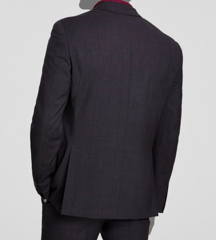 Alfani Men's Slim-Fit Windowpane Check Suit Jacket MSRP $360