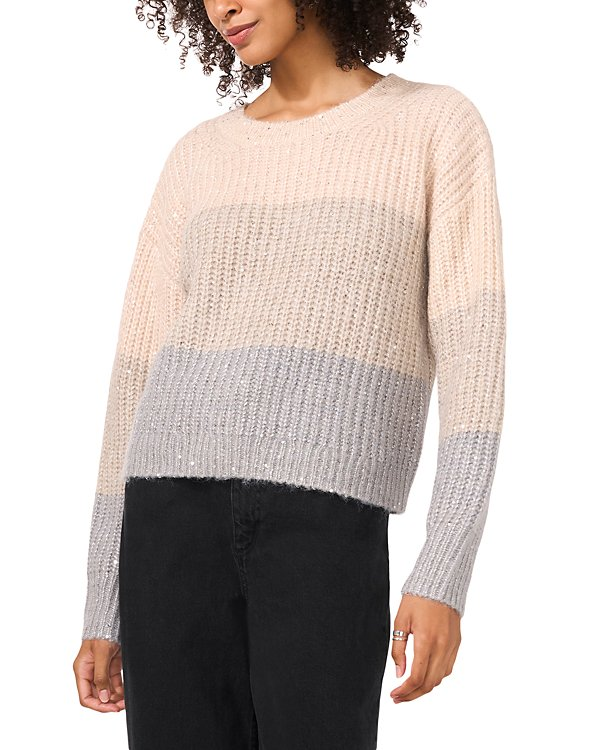 VINCE CAMUTO Large Stripe Sweater MSRP $99